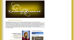 Desktop Screenshot of cameronresearch.pairsite.com